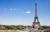 Eiffel Tower Paris low