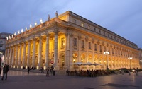 Bordeaux Theater by night France