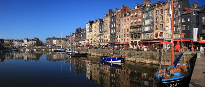 Honfleur harbor Normandy France