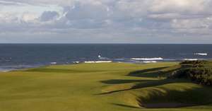 Kingsbarns golf 4th green pano