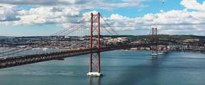 Lisbon bridge pano