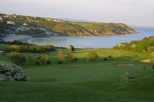 Pennard golf club sea view Swansea Wales