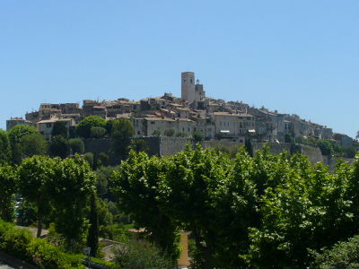 Saint Paul de Vence global view French Riviera France