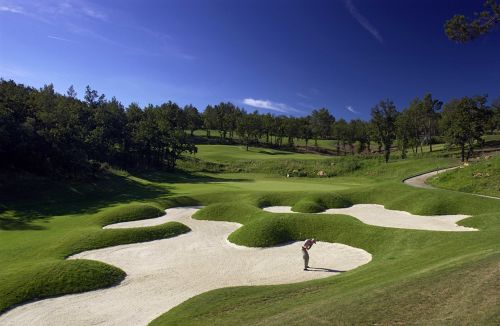 Terre Blanche Riou golf course bunkers French Riviera France
