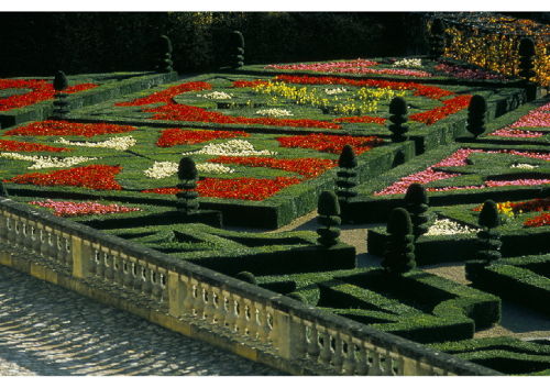 Villandry garden Loire valley France